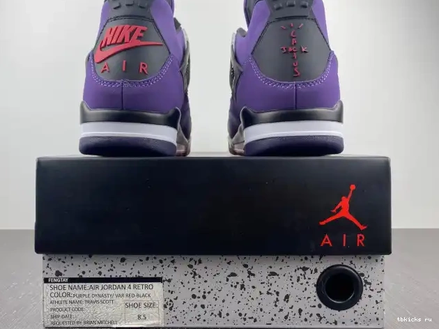 Reps TB Jordan Purple Retro 766296 Scott Family) LN4 and Travis 4 (Friends 0413